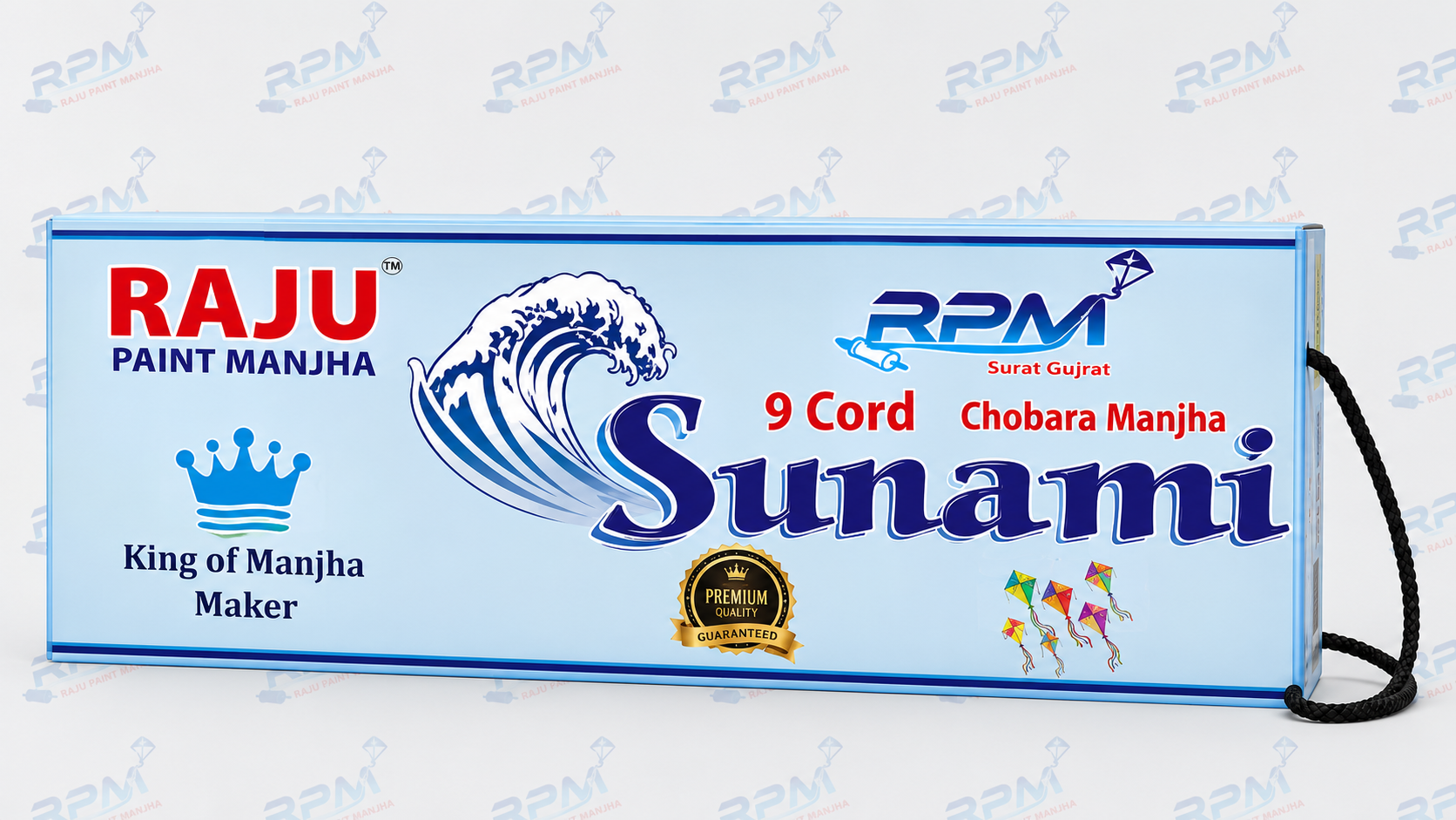 Tsunami 9 Cord Chobara Premium Kite Flying Manjha